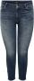 ONLY CARMAKOMA cropped skinny jeans CARWILLY blue black - Thumbnail 1