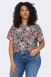 ONLY CARMAKOMA PLUS SIZE blouseshirt met all-over motief model 'VICA'