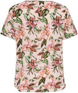 ONLY CARMAKOMA PLUS SIZE blouseshirt met all-over structuurmotief