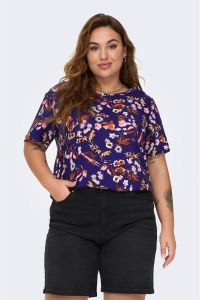ONLY CARMAKOMA PLUS SIZE T-shirt met all-over motief model 'NOVA'