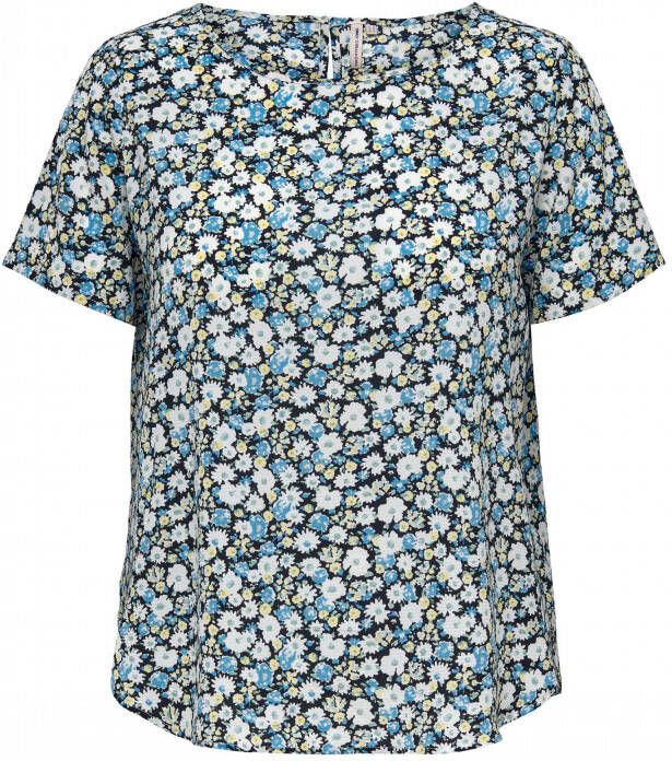 ONLY CARMAKOMA PLUS SIZE blouseshirt met bloemenmotief
