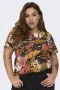 ONLY CARMAKOMA PLUS SIZE blouseshirt met bloemenmotief model 'LUXODA' - Thumbnail 1