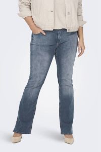 ONLY CARMAKOMA high waist flared jeans blue grey denim