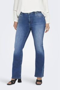 ONLY CARMAKOMA high waist flared jeans CARWILLY medium blue