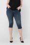 ONLY CARMAKOMA PLUS SIZE skinny fit capri-jeans met stretch model 'Augusta' - Thumbnail 1