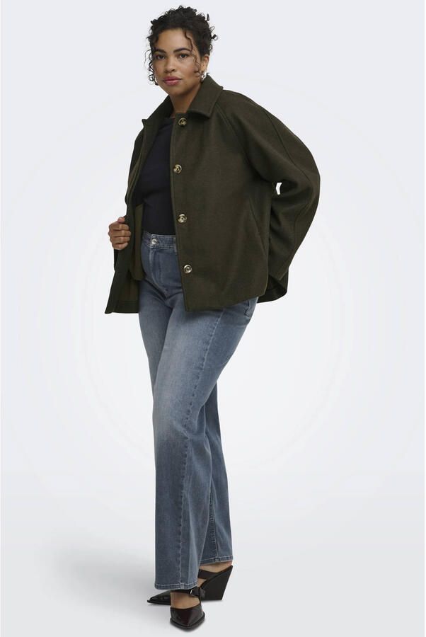ONLY CARMAKOMA aansluitend gebreid top Plus Size zwart - Foto 2
