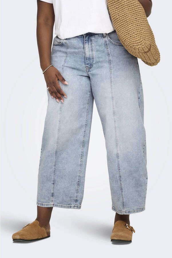 ONLY CARMAKOMA barrel jeans light blue denim