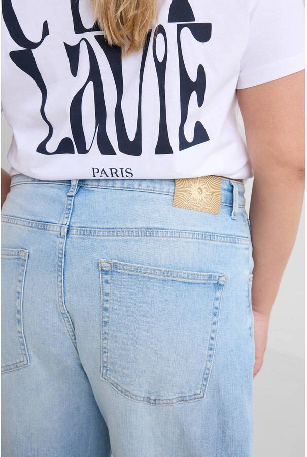 ONLY CARMAKOMA barrel jeans light blue denim - Foto 3