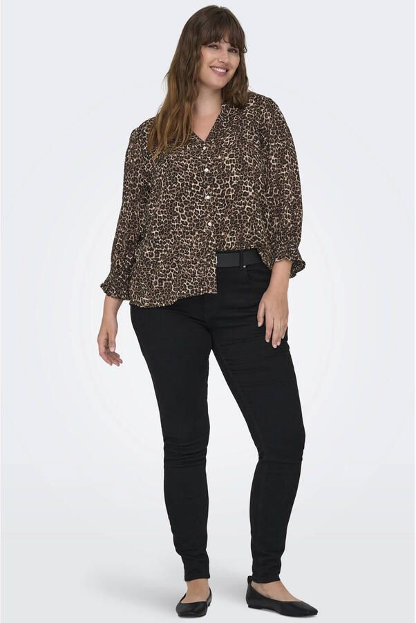 ONLY CARMAKOMA blouse bruin - Foto 3