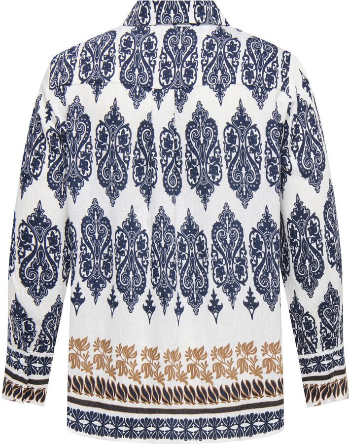 ONLY CARMAKOMA blouse donkerblauw - Foto 2