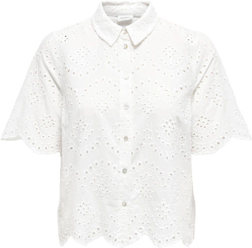 ONLY CARMAKOMA blouse ecru broderie