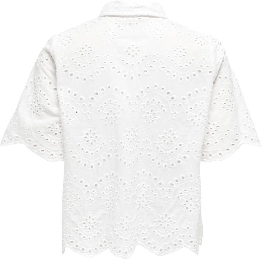 ONLY CARMAKOMA blouse ecru broderie - Foto 2