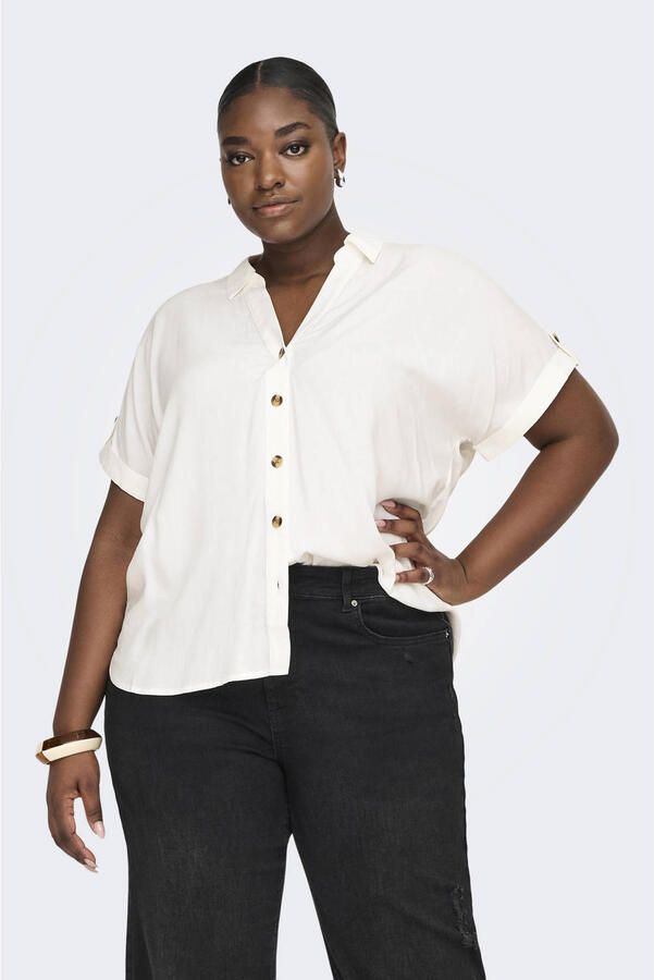ONLY CARMAKOMA blouse ecru