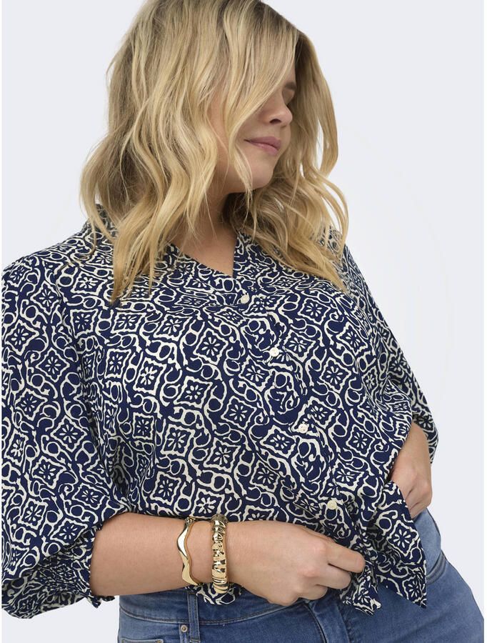 ONLY CARMAKOMA blouse met all over print
