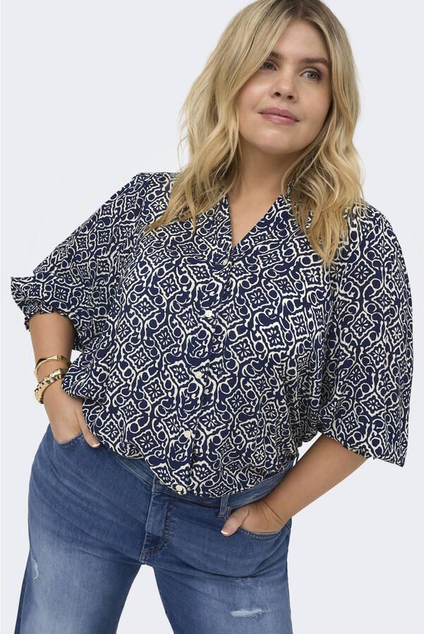 ONLY CARMAKOMA blouse met all over print - Foto 3