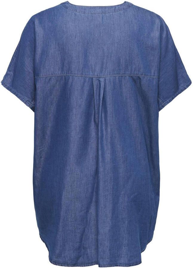 ONLY CARMAKOMA blouse Plus Size mediumblauw