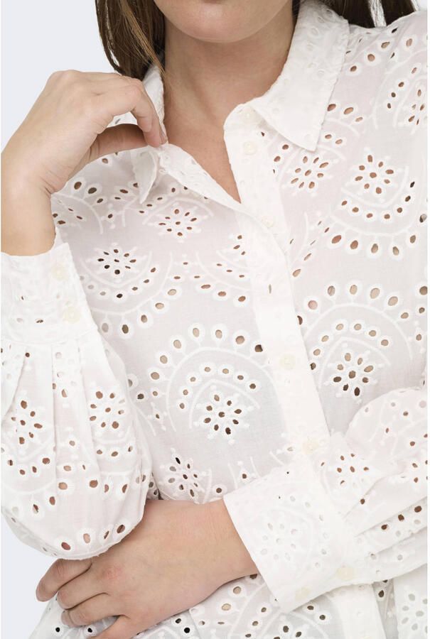 ONLY CARMAKOMA blouse wit broderie - Foto 2