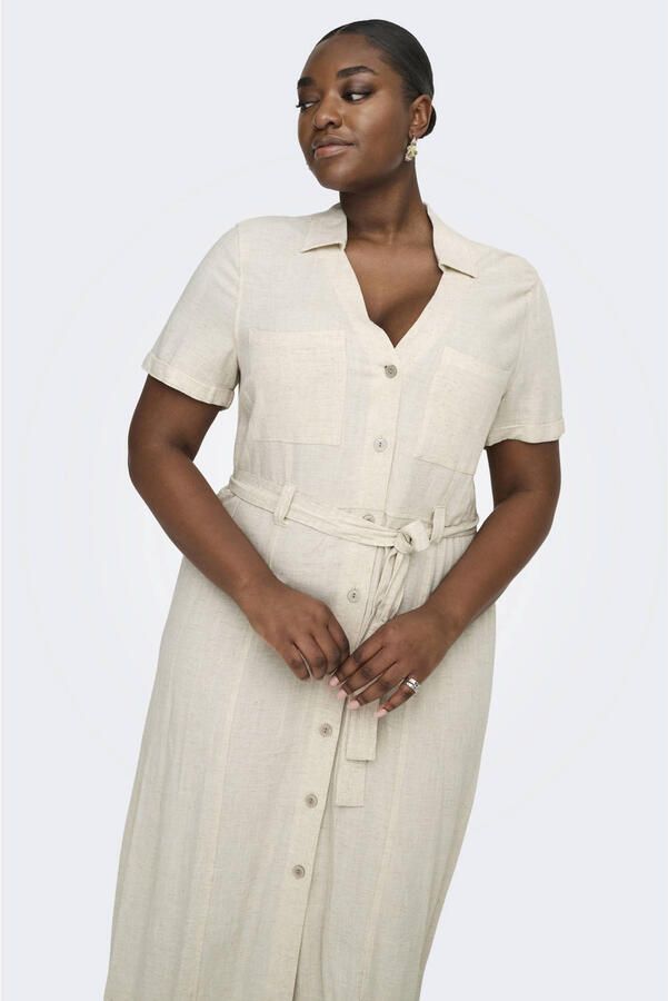 ONLY CARMAKOMA blousejurk beige