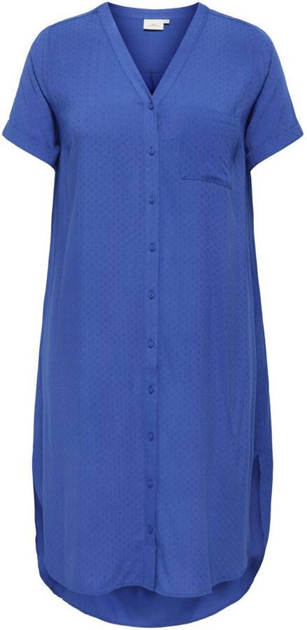 ONLY CARMAKOMA blousejurk blauw