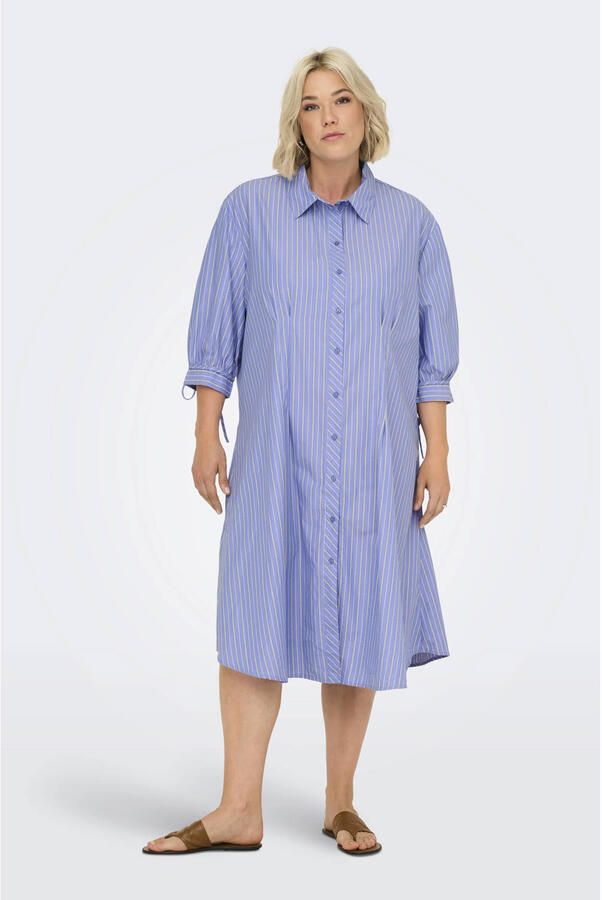 ONLY CARMAKOMA blousejurk blauw - Foto 1