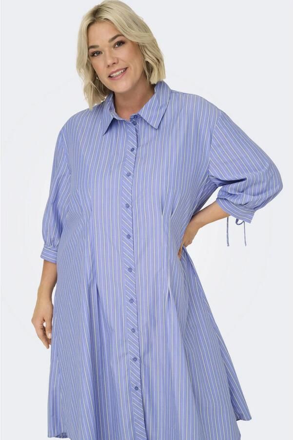 ONLY CARMAKOMA blousejurk blauw - Foto 2