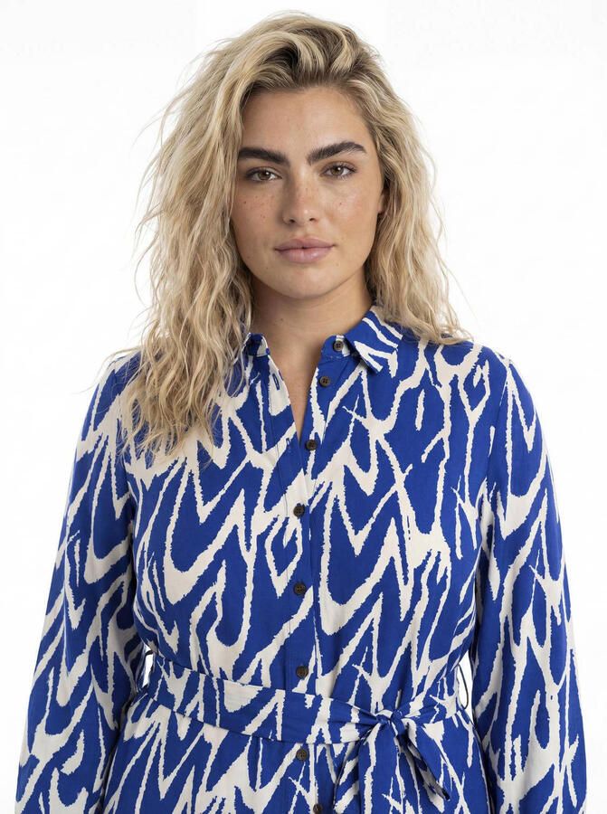 ONLY CARMAKOMA blousejurk blauw