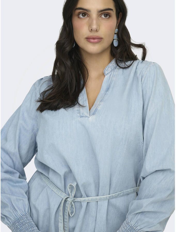 ONLY CARMAKOMA blousejurk blauw
