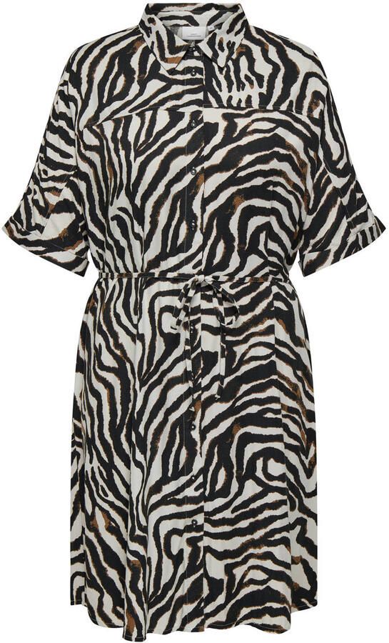 ONLY CARMAKOMA blousejurk bruin - Foto 1