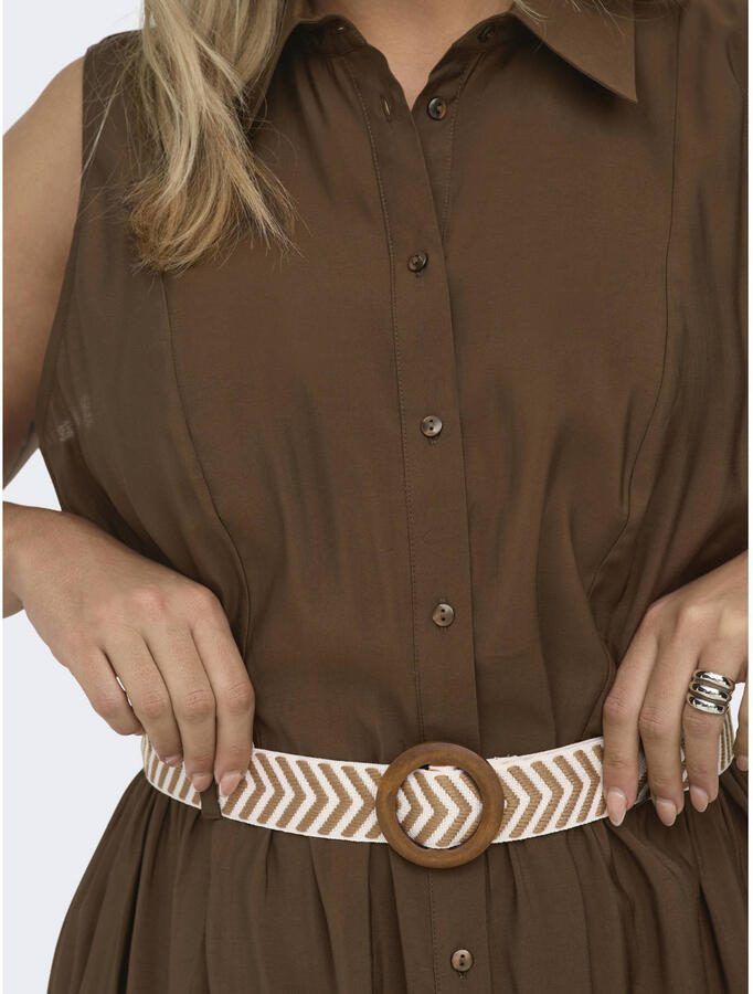 ONLY CARMAKOMA blousejurk Plus Size bruin