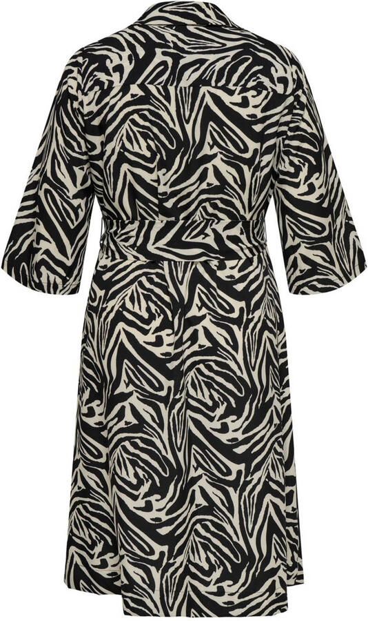 ONLY CARMAKOMA blousejurk zwart