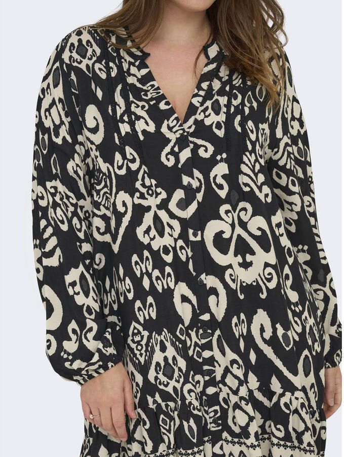ONLY CARMAKOMA Zomerjurk CARAJA LS DRESS WVN NOOS