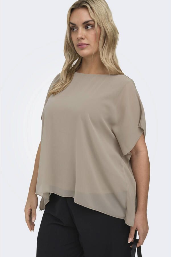 ONLY CARMAKOMA blousetop taupe - Foto 2