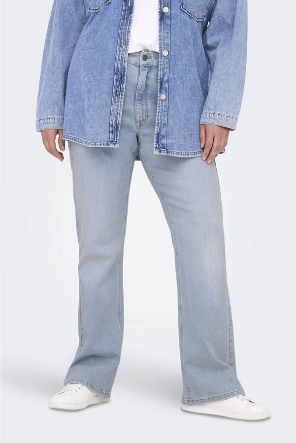 ONLY CARMAKOMA bootcut jeans light blue denim - Foto 1