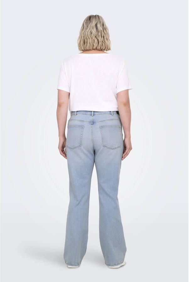 ONLY CARMAKOMA bootcut jeans light blue denim - Foto 3