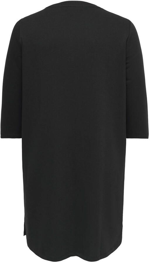 ONLY CARMAKOMA Plus Size midi jurk met parels zwart - Foto 3