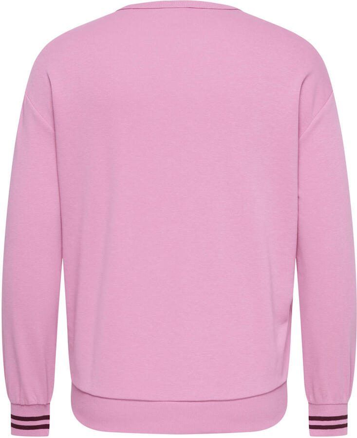 ONLY CARMAKOMA Carbena L S O-Neck Sweat Jrs sweater Plus Size roze - Foto 2