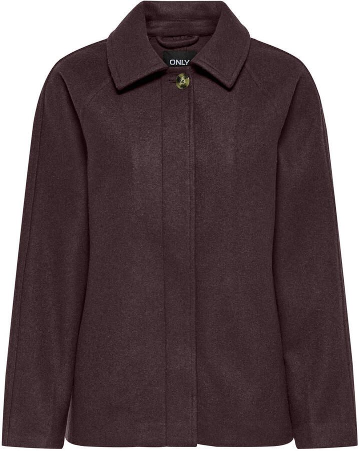 ONLY CARMAKOMA Carevie Jacket Otw Plus Size jas donkerrood