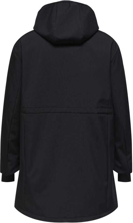 ONLY CARMAKOMA Carfrancesca Softshell Coat Otw mantel Plus Size zwart - Foto 2
