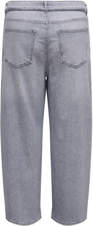 ONLY CARMAKOMA Cargianna Mw Straight Az750 Dnm high waist wide leg jeans grey denim - Foto 2