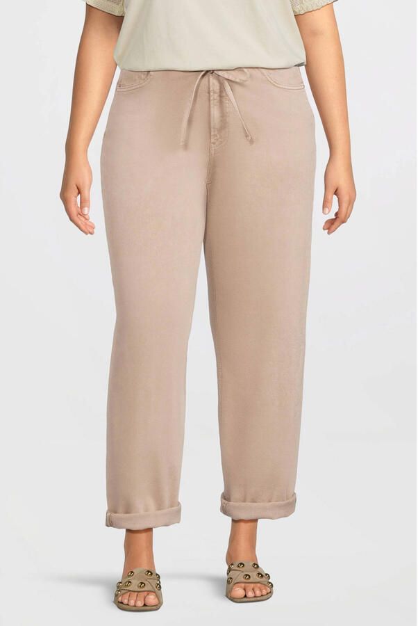 ONLY CARMAKOMA Carhilla Gianna Mw Straight Pant bootcut jeans beige