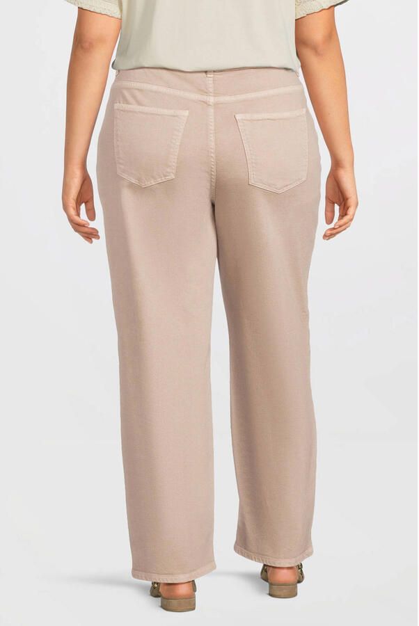 ONLY CARMAKOMA Carhilla Gianna Mw Straight Pant bootcut jeans beige - Foto 3