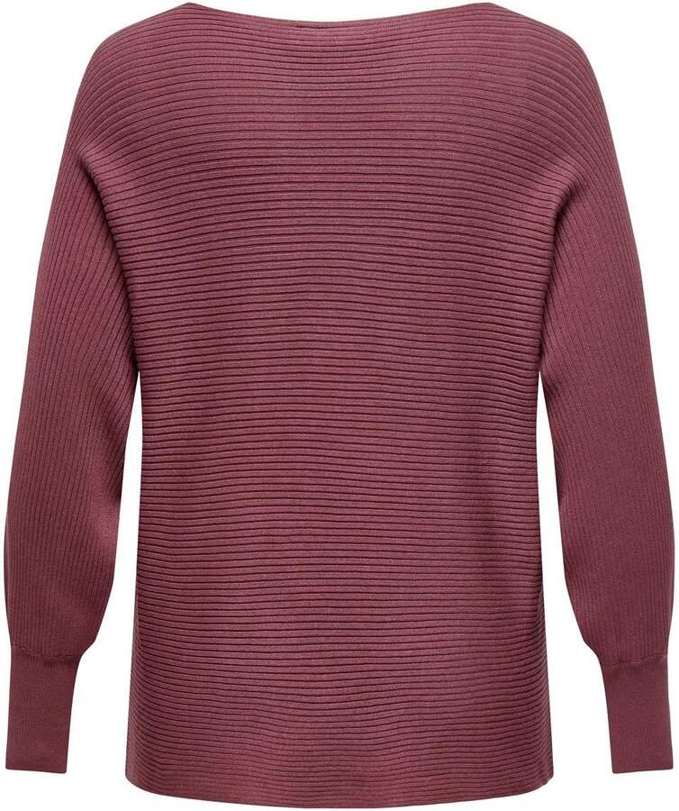 ONLY CARMAKOMA CARNEW oversized gebreide trui Plus Size oudroze - Foto 2