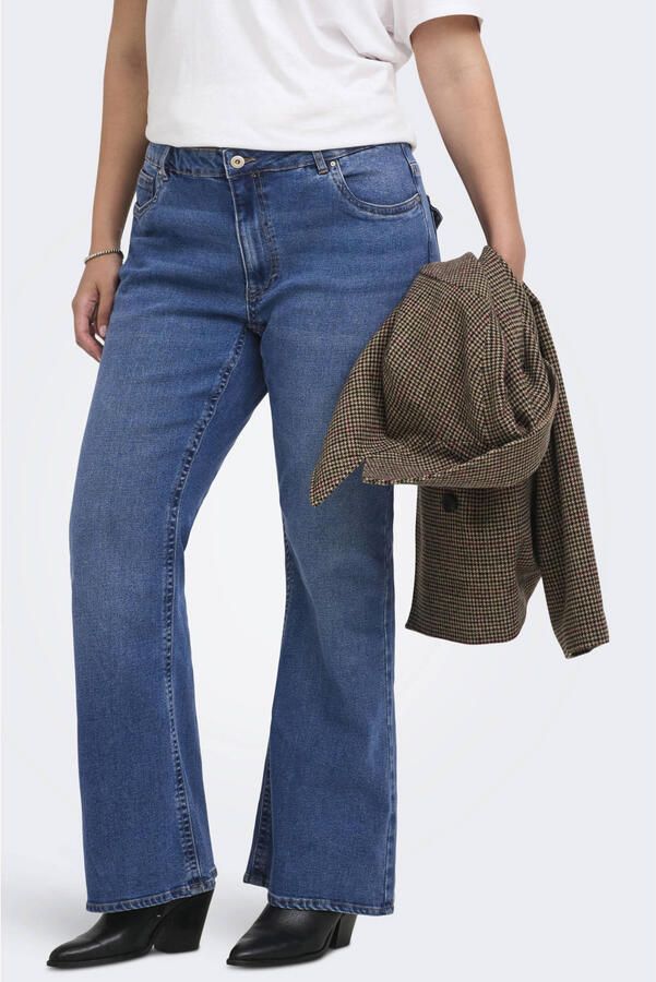 ONLY CARMAKOMA Carphoebe Reg Back Poc Fla Pim852 Noos jeans blauw