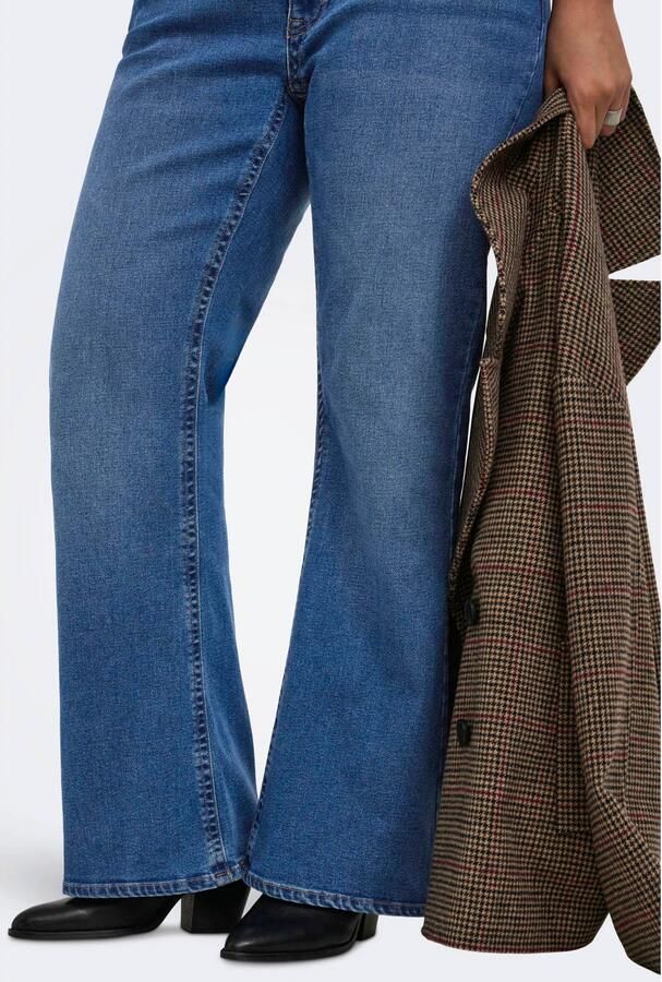 ONLY CARMAKOMA Carphoebe Reg Back Poc Fla Pim852 Noos jeans blauw - Foto 2