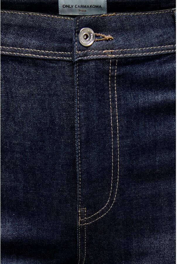ONLY CARMAKOMA CARSALLY regular waist skinny jeans Plus Size donkerblauw