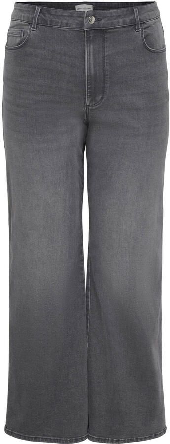 ONLY CARMAKOMA Carsnow Hw Wide Dnm Jeans Pim935 Plus Size jeans grijs