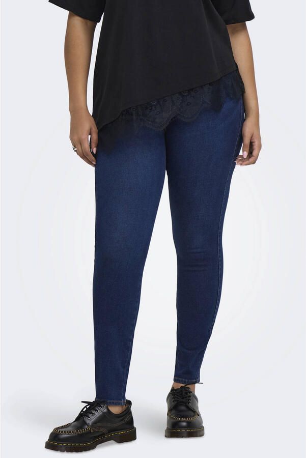 ONLY CARMAKOMA CARSNOW skinny jeans Plus Size donkerblauw