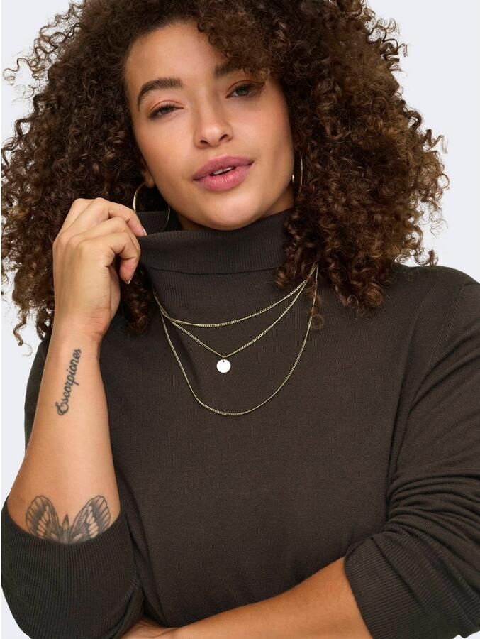 ONLY CARMAKOMA coltrui Plus Size donkerbruin - Foto 2