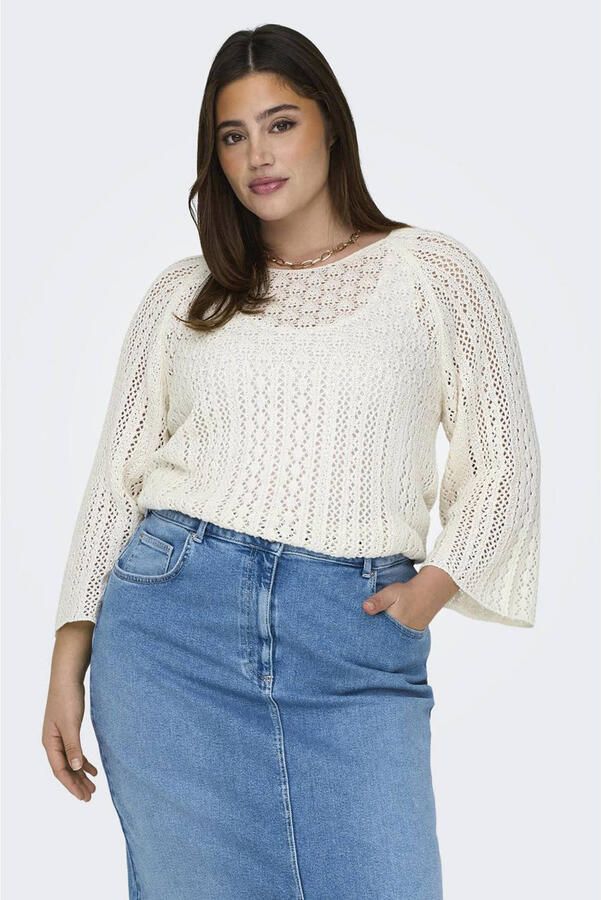 ONLY CARMAKOMA Gebreide trui CARNOLA LIFE 3 4 PULLOVER KNT NOOS - Foto 2