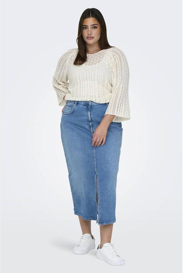 ONLY CARMAKOMA Gebreide trui CARNOLA LIFE 3 4 PULLOVER KNT NOOS